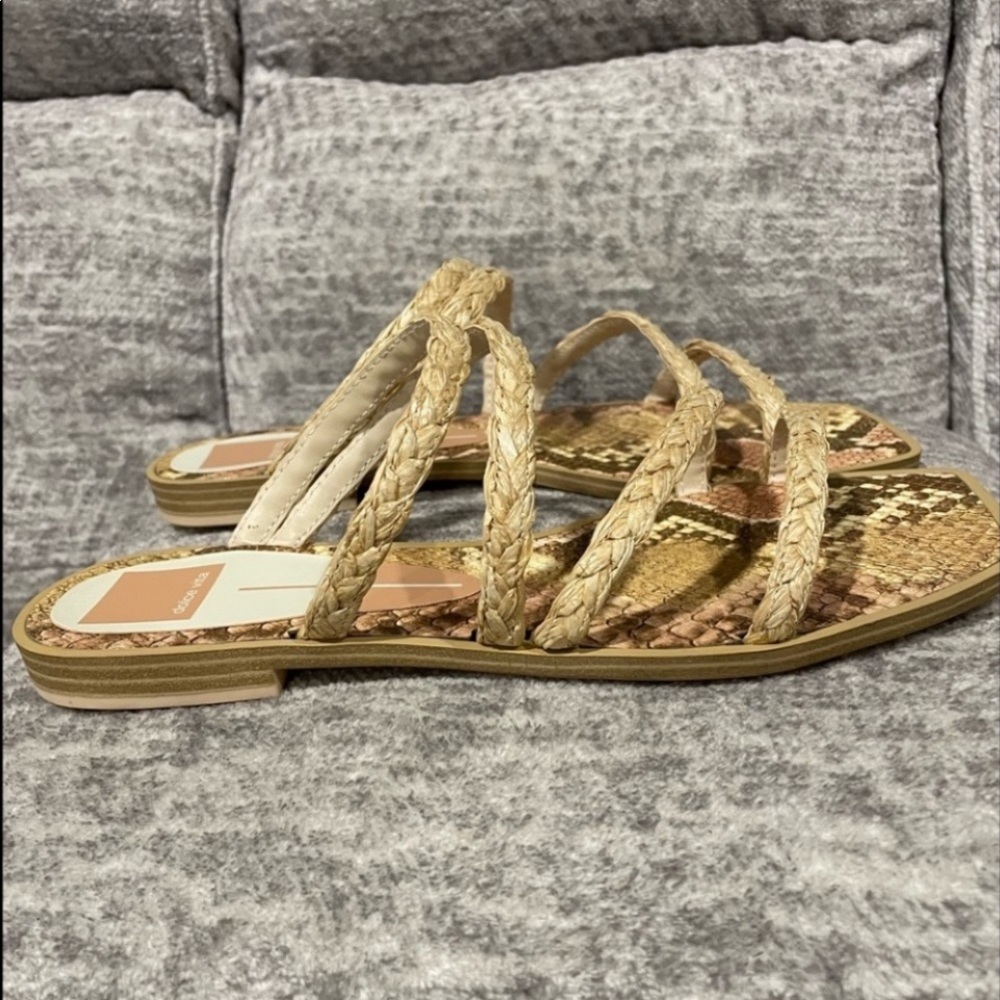 Dolce Vita Tan Braided Sandals